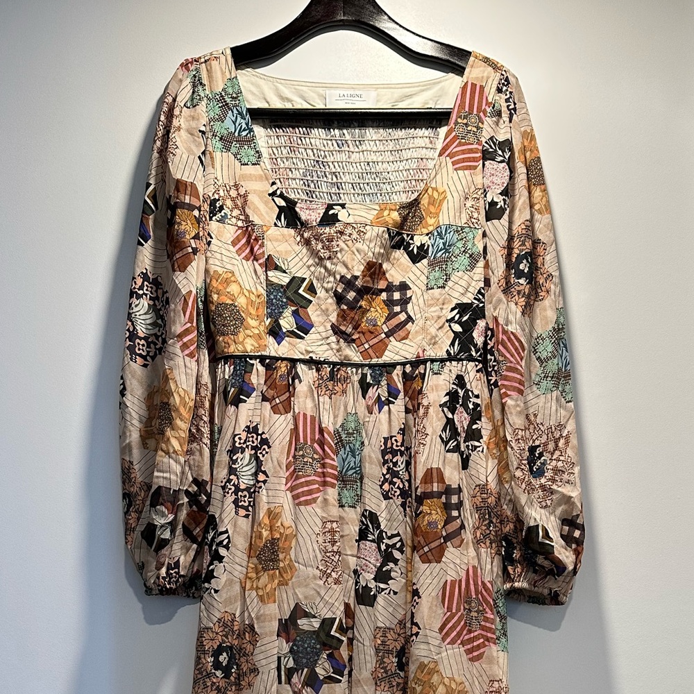 La Ligne Maria Patchwork Dress